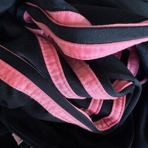 Adidas Black Fabric with Pink Accents